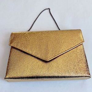 Gold Dress Clutch  Vintage Excellent Condition